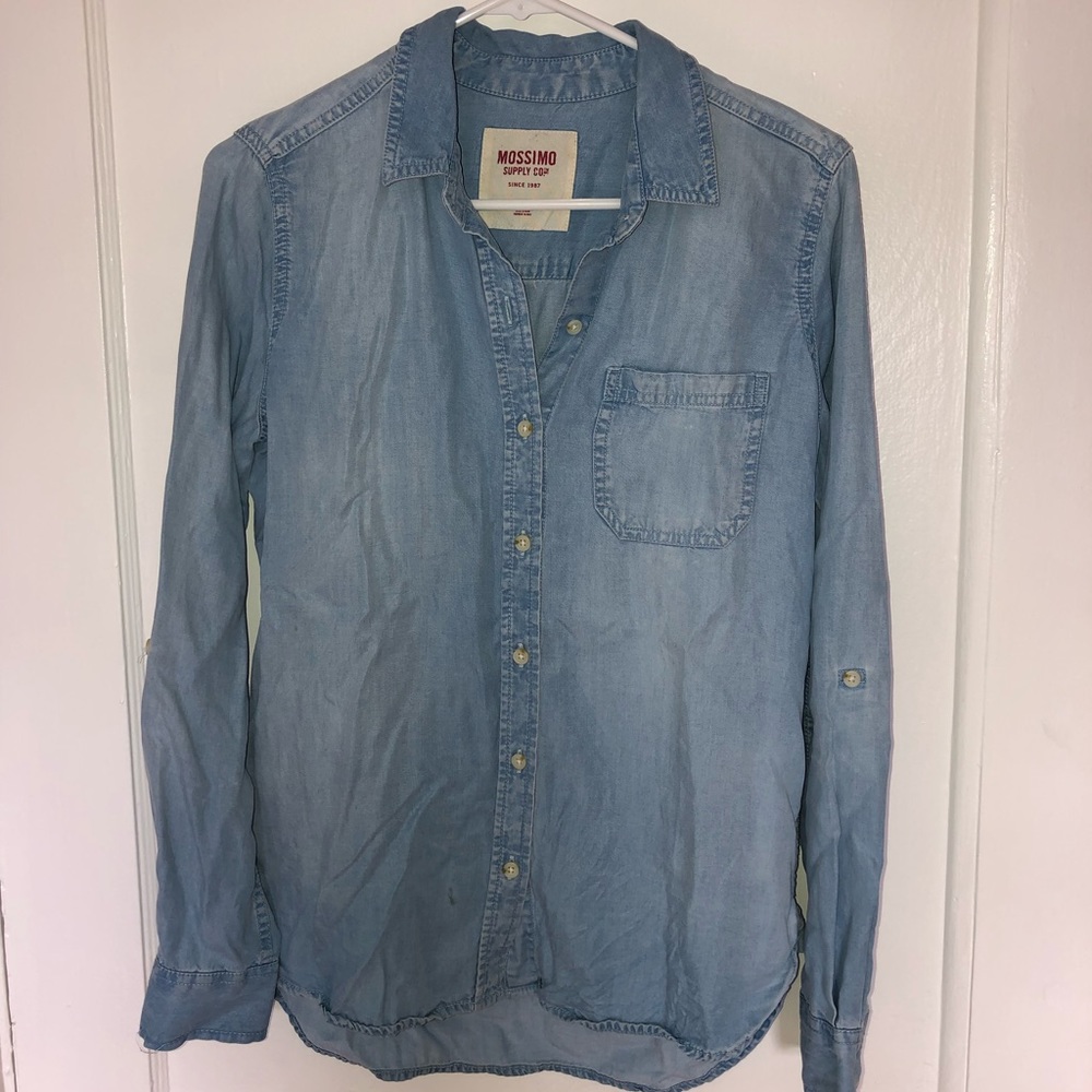 Mossimo denim button up